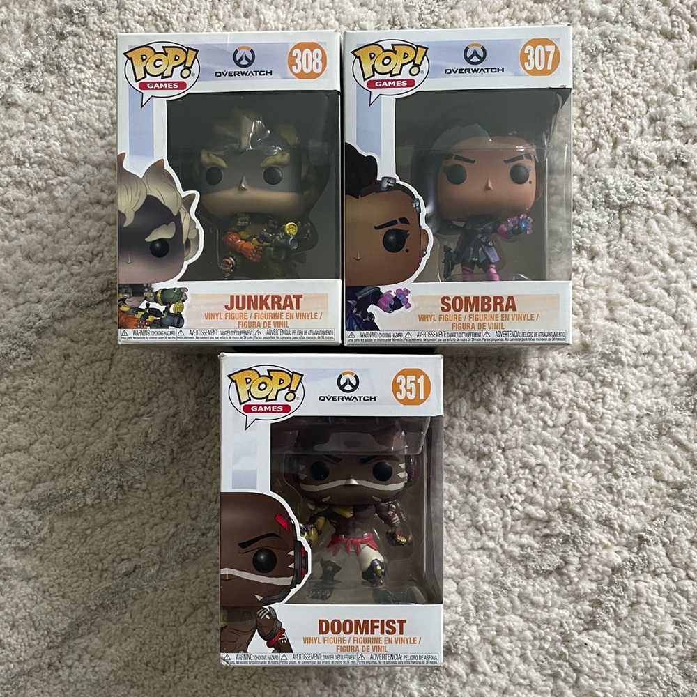 Pop Games! “Overwatch” Collectible Figures (Set of 3)